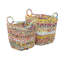 Ensemble de 2 paniers en tissu