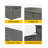 EAST OAK 28.4'' W 150 Gallons Lockable Deck Box in Grey
