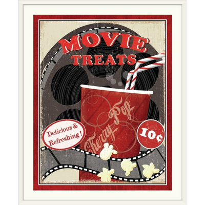 «At the Films II» par Veronique Charron, affiche vintage
