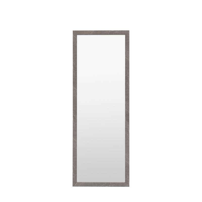 Deanette Rectangle Mirror, Silver, 398.78 cm H x 144.78 cm W