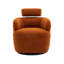 Fauteuil d'appoint pivotant en laine Adrein-445709163