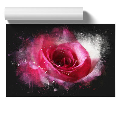 Pink Rose Flower Vol.7 - Unframed Graphic Art
