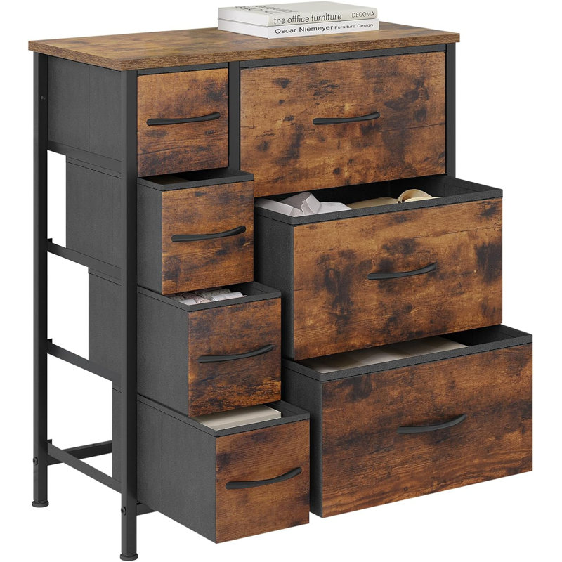 Ajavian 7 Drawer Storage Drawer