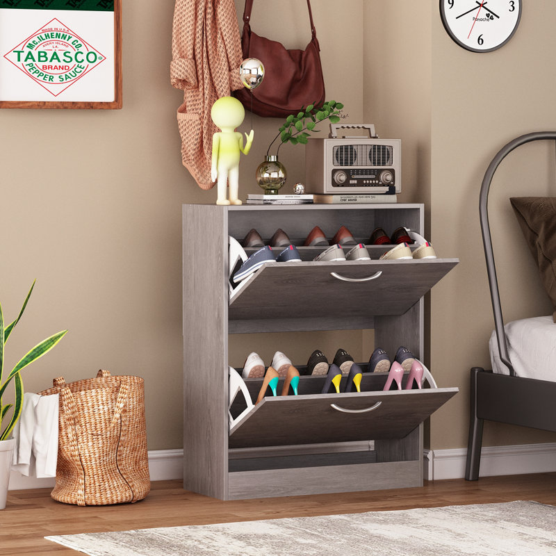 8 Pair Shoe Storage Cabinet