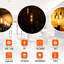 Ebba T185 LED Dimmable B22 4W Bulb 3 Pack