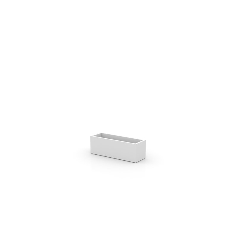 Jardinera Resin Planter Box, 5.5" H x 13.5" W x 5.5" D, Ice