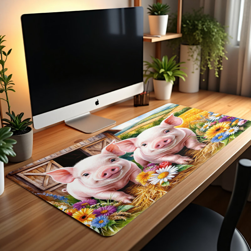 Polyester Desk Pad, 23.6x13.8