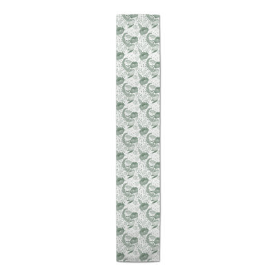 Simple Floral Yellow 5 Table Runner