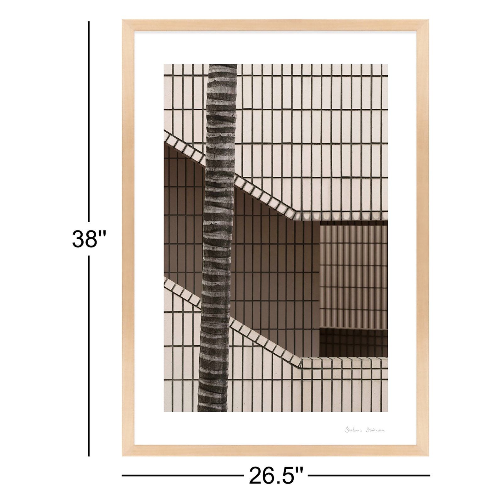 Loui Hong Kong 2 by Svetlana Smirnova - Picture Frame Photograph, Maple, 38" H x 26.5" W x 1.25" D