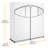 60'' Fabric Portable Wardrobe
