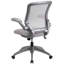 Chaise de bureau ergonomique en filet Bonavant-2097563907