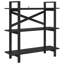 100cm W Steel Etagere Bookcase-530705009-530705020