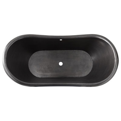 1803.4mm x 838.2mm Freestanding Soaking Copper Bathtub