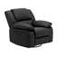 Fauteuil inclinable noir pivotant