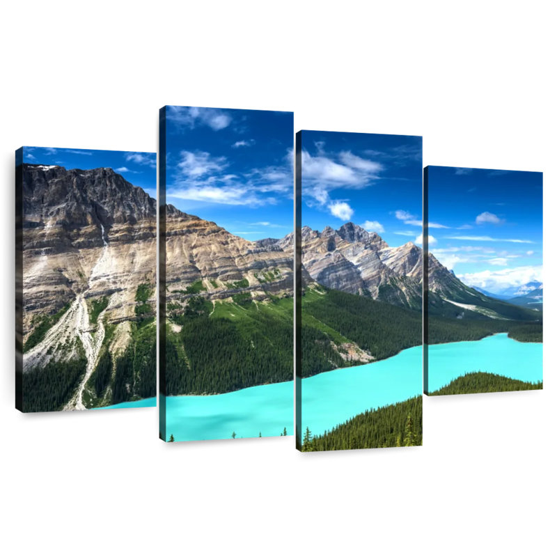 Alvord turquoise, lac Peyto, H 48 po x l 75 po
