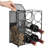 6 Wine Bottle Rack in Black
