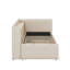 Lit de jour simple rembourré avec lit gigogne, tablettes de rangement, port USB et prise de courant-884424081