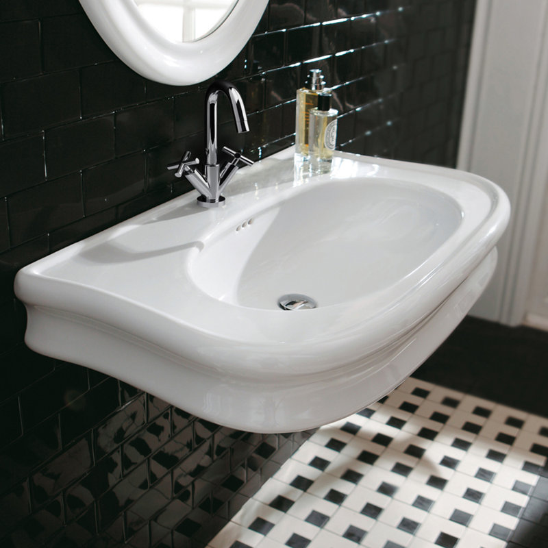 Lirico 35'' L Bathroom Sink, None