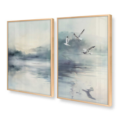 Misty Soar Set of 2 Prints in a Frame
