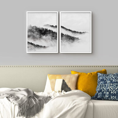 " Misty Mountain Range " 2 - Pieces