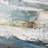 Sunshine Glare on The Waves a Hand Embelished Textured Canvas-124192837