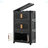 Side Wide Folding Storage Cabinet With Wheels