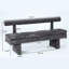 Banc rembourré en chenille l 62 po