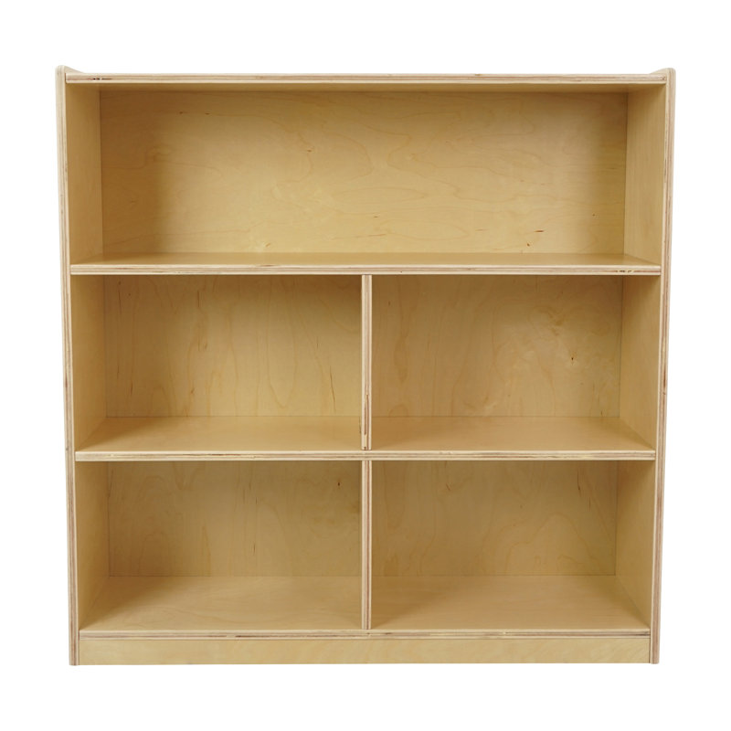Bibliothèque de luxe divisée à 5 compartiments Birch, 36 po de hauteur