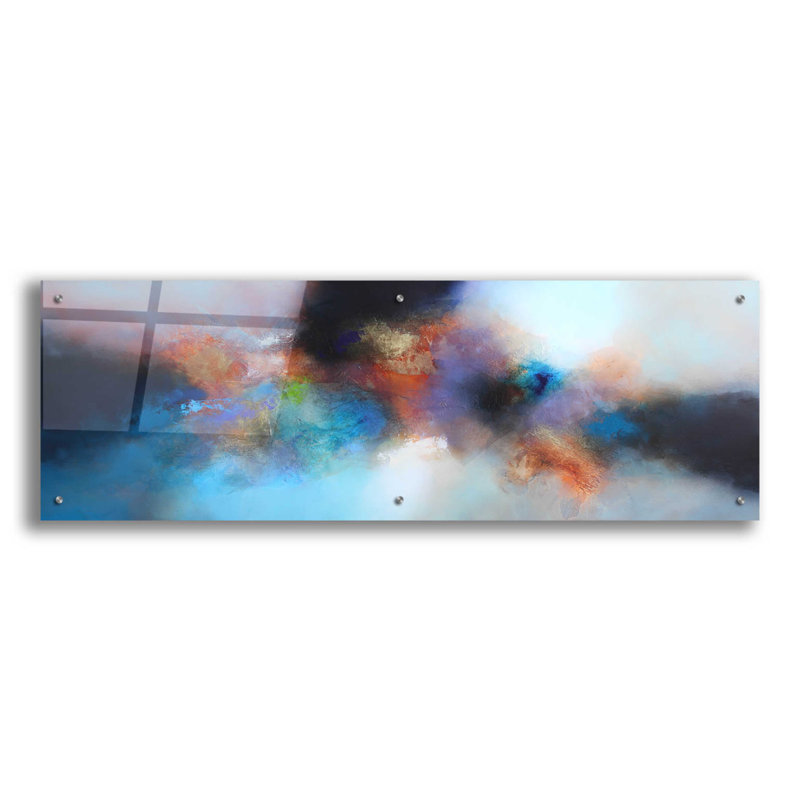 Ivy Bronx «Homeward Journey» par Eelco Maan, art mural en verre acrylique, H 16 po x l 48 po x P 0,2 po