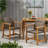 Hampton Wood And Wicker Dining Chair (Set Of 2)-2013271048-2013271049
