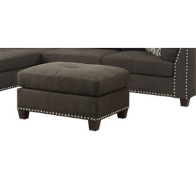 Contemporary-Style Ottoman, Accent Ottoman, Living Room Ottoman by Winston Porter