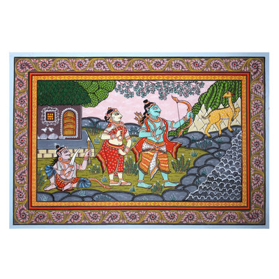 Déesse Sita qui demande à Lord Rama d'attraper le cerf doré