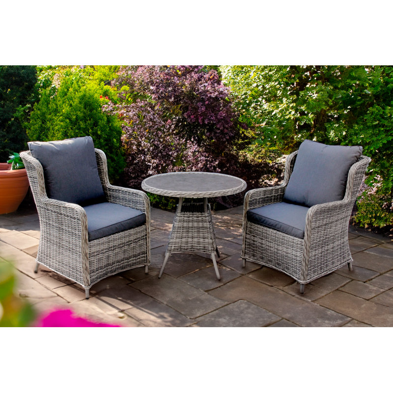 Vienna Bistro Set in Grey