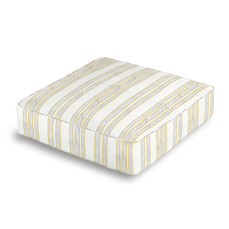 Linen Square Pillow Cover & Insert, Sunny