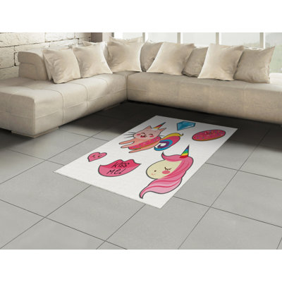 Tapis décoratif Fontenot Unicorn