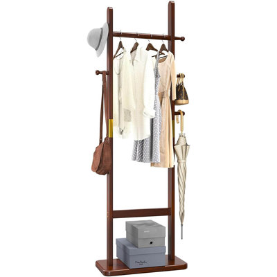 Freestanding 5 - Hook Coat Rack