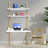 Simple Metal Pipe Wall Mounted Desk