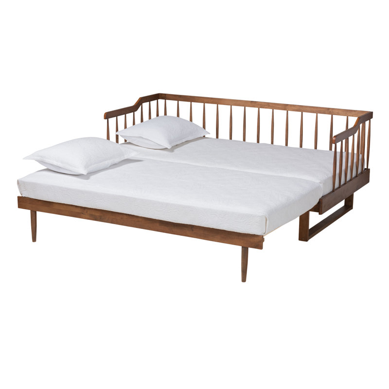 Solid Wood Daybed, Walnut Brown