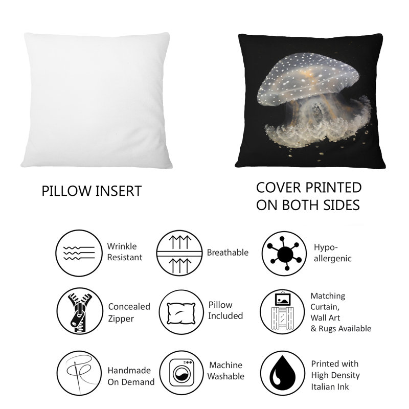 Coussin Jelly Fish On