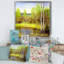 «Beautiful Summer River Green Landscape IV», reproduction sur toile-67467027-67467028