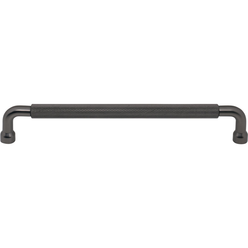 Garrison Bar Pull, Antique Gray, 7 9/16" Center To Center