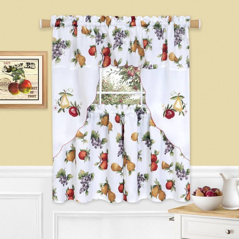 Montgomery Swag Kitchen Curtain, 58" W x 36" L