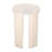 24" Natural Solid Wood Oval End Table