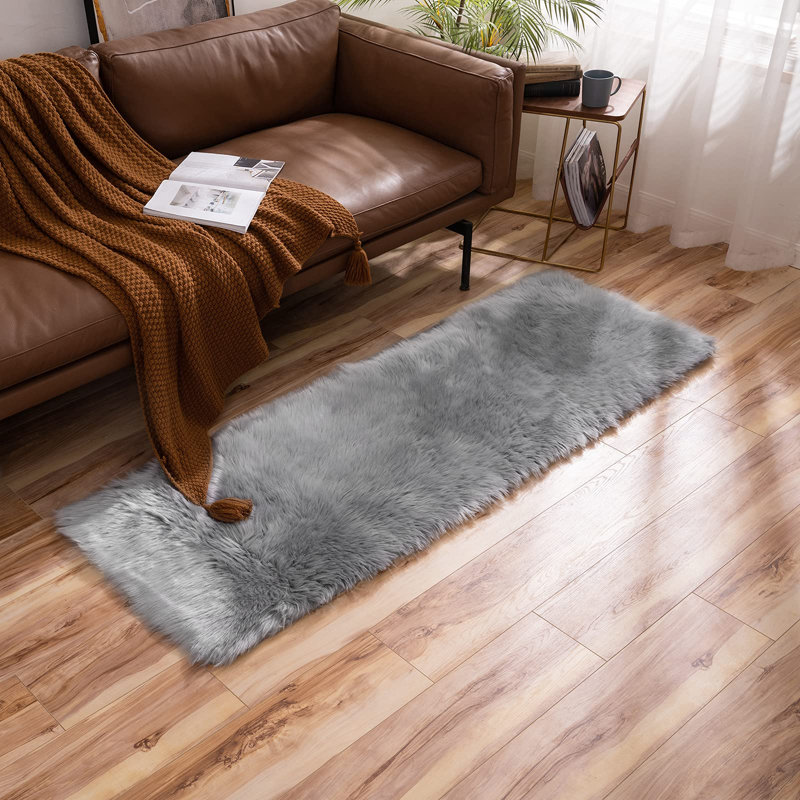 Tapis à poils longs Kellor, Tapis de couloir 2 pi x 5 pi