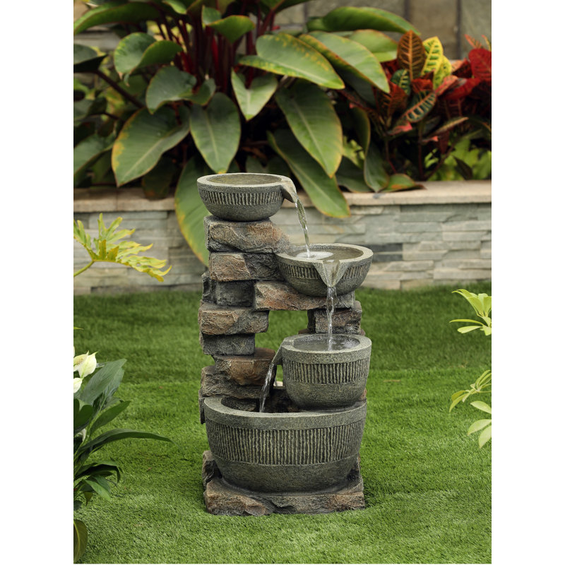 Outdoor Weather Resistant Cascade Fountain