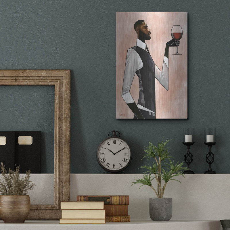  «Toast Man» par Manasseh Johnson, art mural en métal, 12 po x 16 po, H 16 po x l 12 po
