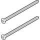 Pivotal Chrome Escutcheon Screw