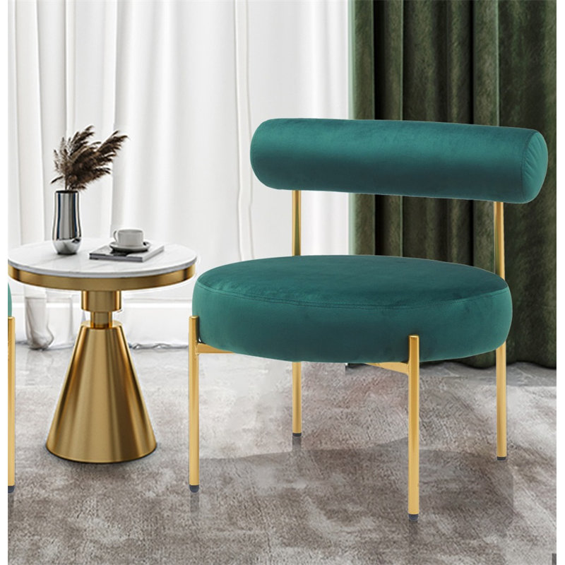 Chaise d'appoint de 23,6 po Bodman, Polyester vert