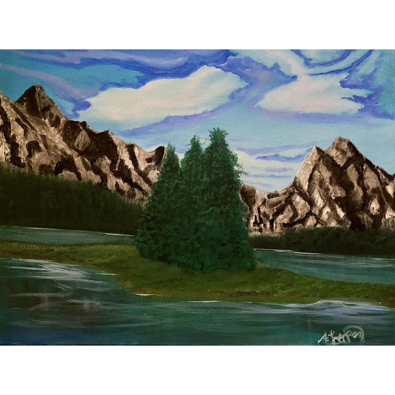 The Trees Of Hope Print by Alicia Lopez, 17.25" H x 21.25" W x 0.875" D