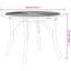 Cormarion Round Acacia Folding Outdoor Dining Table , cm W cm D-1928910650